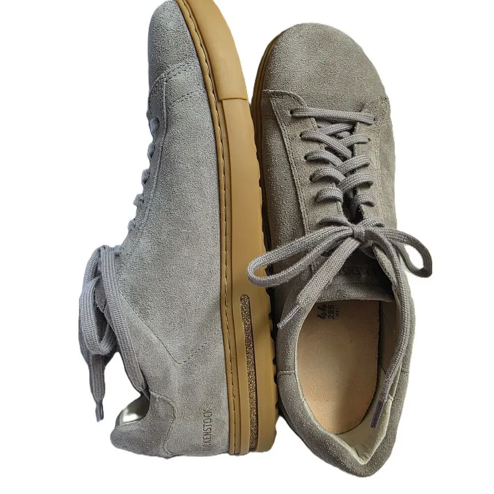 Birkenstock Bend Low Suede Basalt Gray Sneakers Women's Size 13 Gum Sole EUG